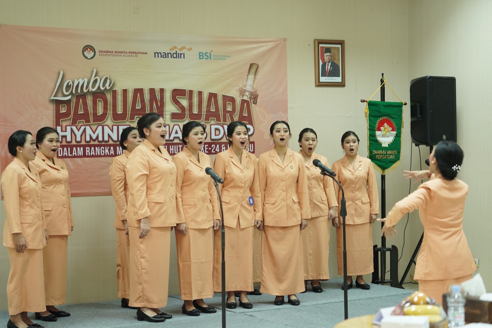 DWP Kemenag Gelar Lomba Paduan Suara Mars dan Hymne Dharma Wanita Persatuan