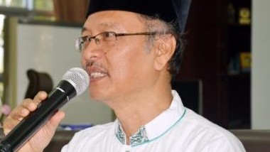 Rektor Universitas Islam Negeri (UIN) Maulana Malik Ibrahim Malang Prof. Dr.Abd.Haris
