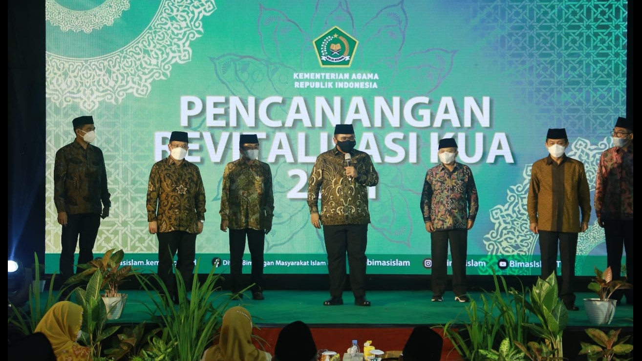 Pencanangan Revitalisasi KUA oleh Menag Yaqut di KUA Banjarnegara