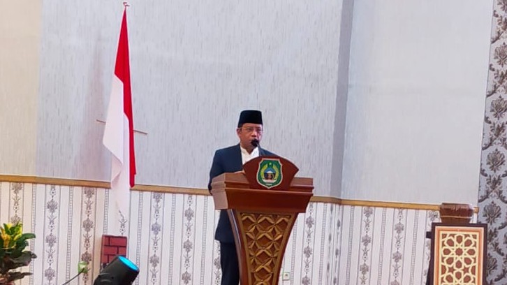 Dirjen Bimas Islam Kamaruddin Amin melaunching persiapan penyelenggaraan STQ Nasional 2021 di Maluku Utara