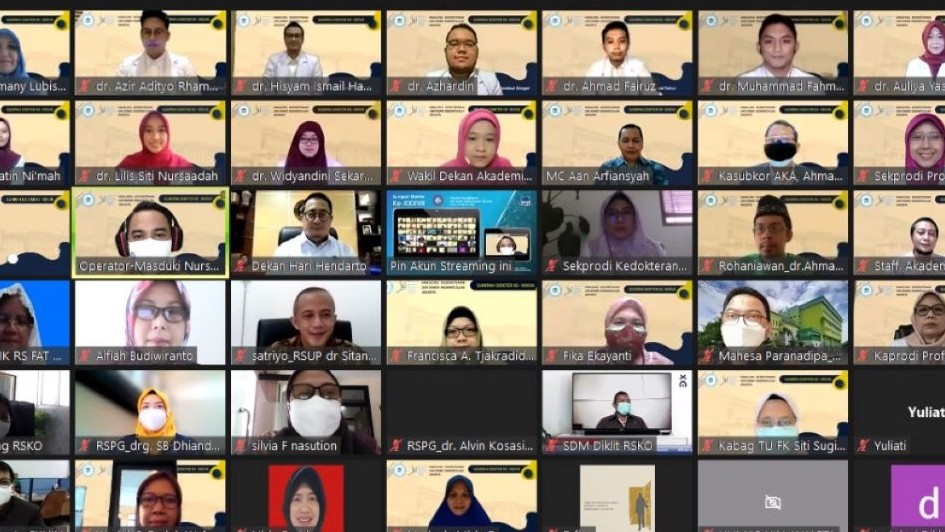 Pengambilan sumpah dokter lulusan FK UIN Jakarta secara daring