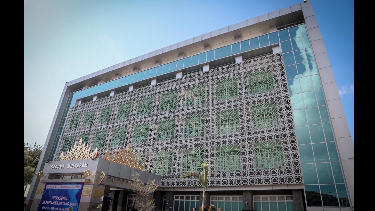 Gedung Multazam Asrama Haji Lampung Yang dialihfungsikan Menjadi Rumah Sakit