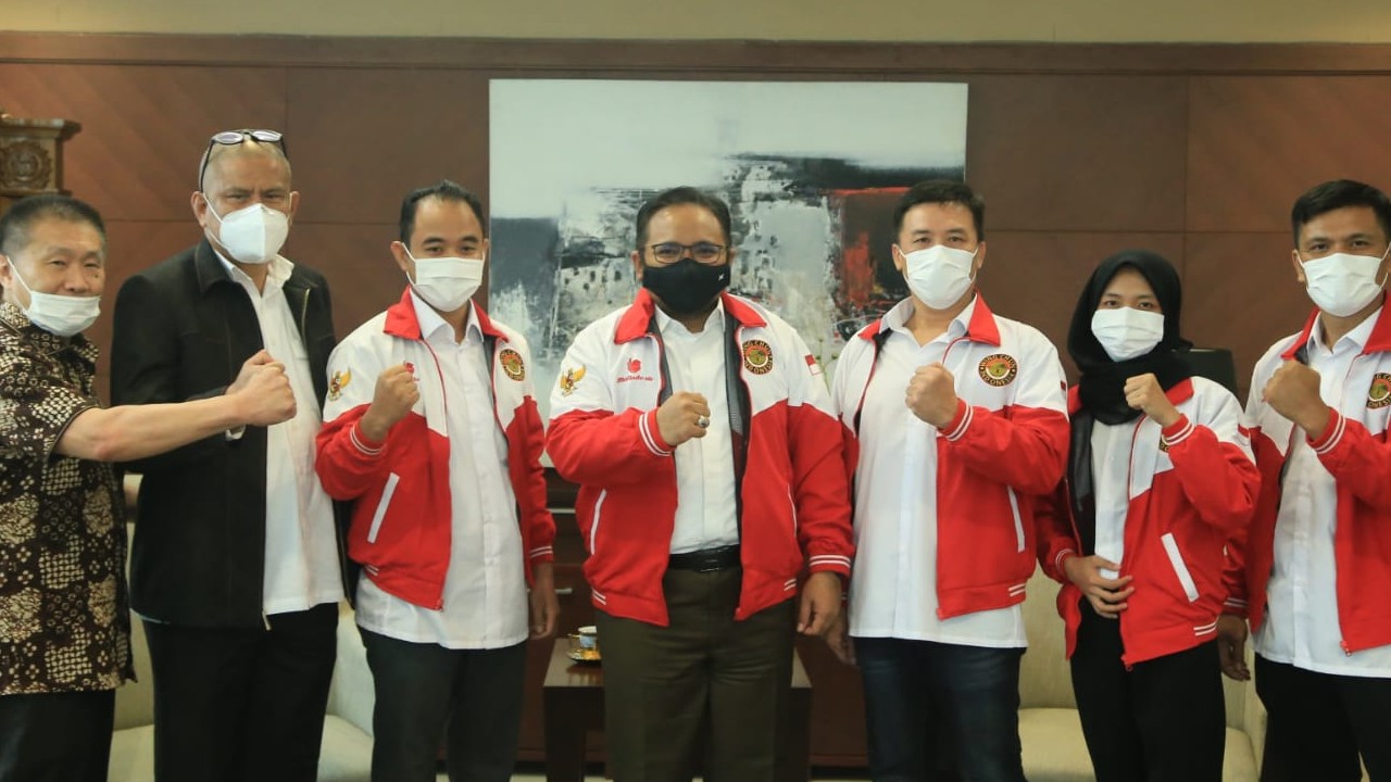 Gusmen Yaqut terima amanah sebagai Ketua Umum Federasi Wing Chun Indonesia, Rabu (13/10).
