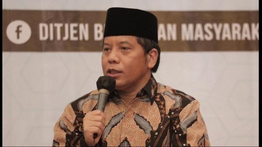 Direktur Jendeal Bimbingan Masyarakat Islam Kamaruddin Amin