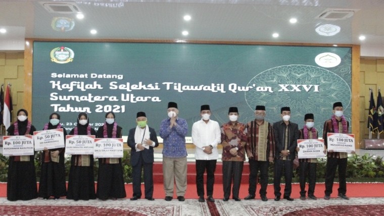 Gubernur Sumut & Kakanwil Kemenag sambut kafilah sepulang dari Ternate