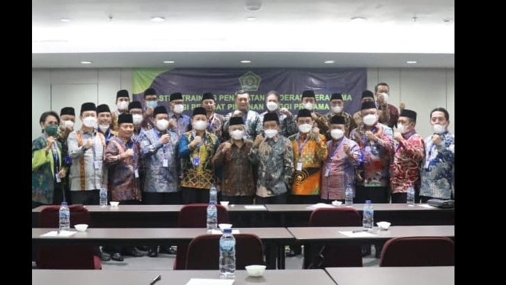 34 Kakanwil Kemenag Provinsi ikuti Master Training Moderasi Beragama, di Jakarta, 7-11 November 2021. (foto: Humas Kanwil Kemenag DKI Jakarta)
