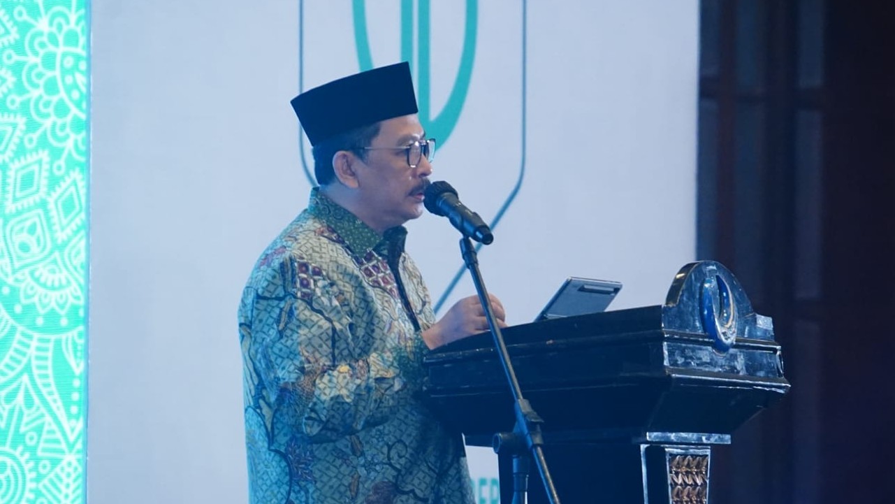 Wakil Menteri Agama, Zainud Tauhid Sa'adi, launching aplikasi dan website treetan.com di Bidakara Hotel, Rabu (17/11).