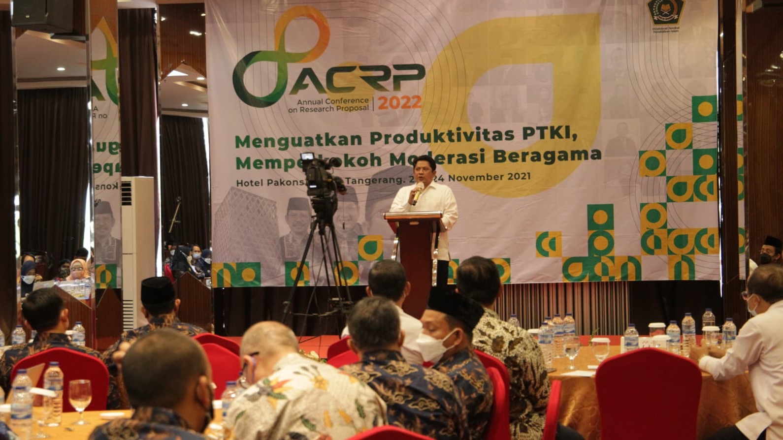 Direktur Jenderal Pendidikan Islam Saat Membuka ACRP di Tangerang