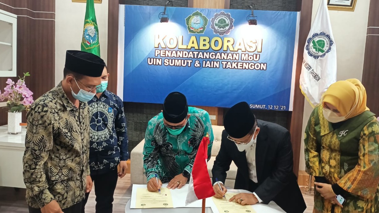 Penandatanganan MoU Implementasi Kebijakan Kampus Merdeka antara UIN Sumut dan IAIN Takengon