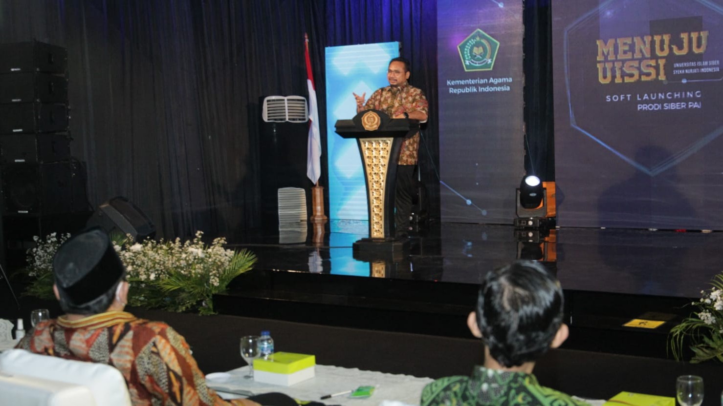 Menteri Agama Saat Melaunching Prodi Siber PAI IAIN Syekh Nurjati Cirebon