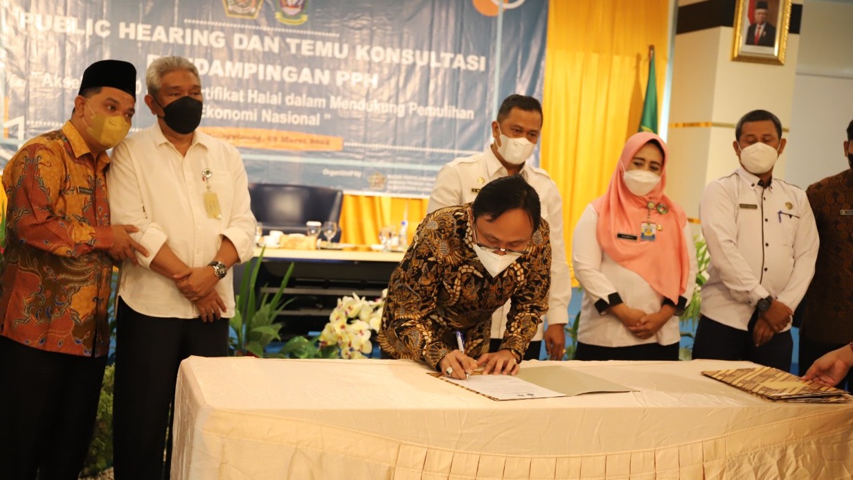 Public Hearing dan Temu Konsultasi Pendampingan Proses Produk Halal (PPH) di Tanjung Pinang, Kepri