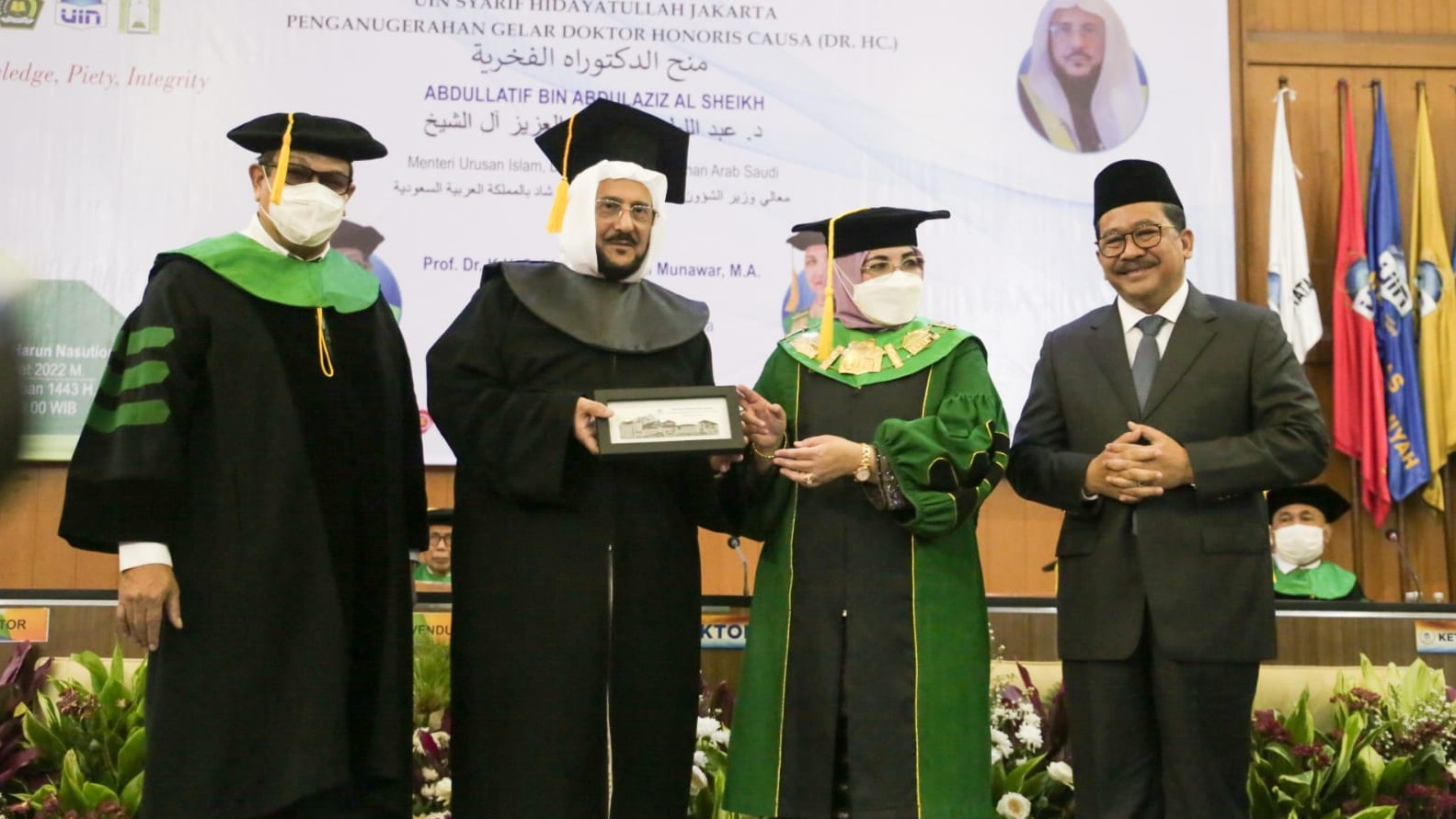 Penganugerahan Gelar Honoris Causa kepada Menteri Urusan Islam, Dakwah, dan Penyuluhan Arab Saudi, Syaikh Abdullatif oleh UIN Jakarta