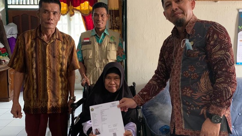 Jemaah haji disabilitas Kabupaten Musi Banyuasin, Sumatera Selatan