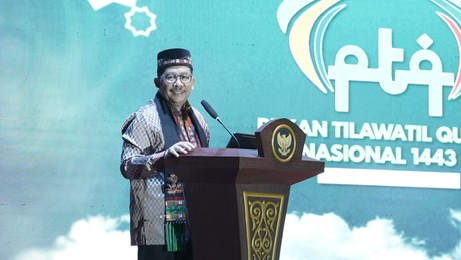 Wakil Menteri Agama RI, Zainut Tauhid Sa'adi menutup Pekan Tilawatil Quran (PTQ) Ke-52 Radio Republik Indonesia (RRI)