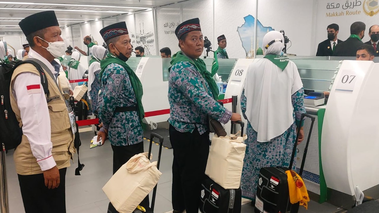 Jemaah haji Indonesia kembali mendapatkan layanan Fast Track (jalur cepat)