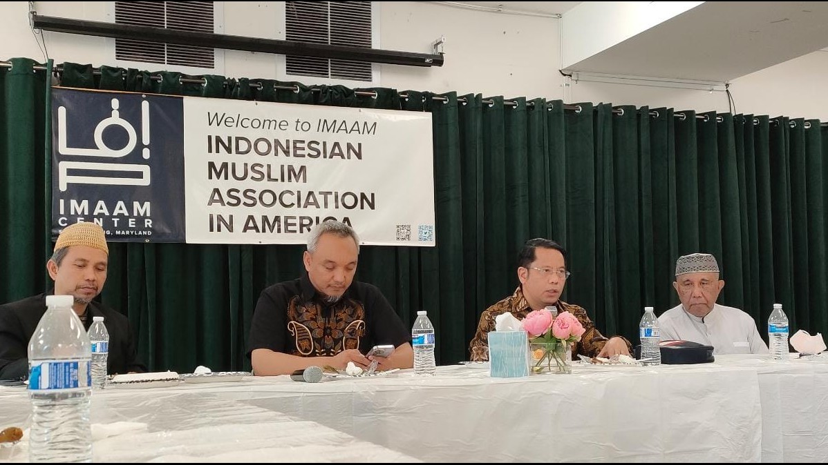 Dirjen Bimas Islam Kamaruddin Amin kunjungi masjid The IMAAM Center di Maryland, AS