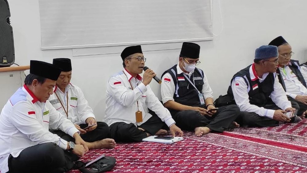Rapat tim bimbingan ibadah haji Daker Makkah