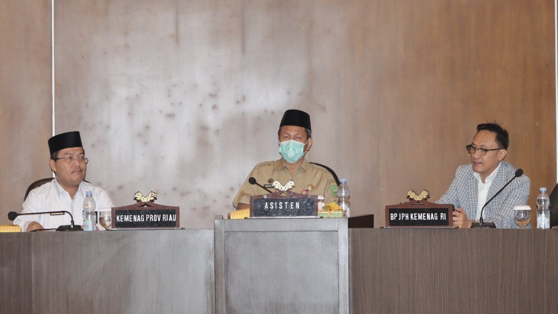 Rakor percepatan Sertifikasi Halal di Provinsi Riau