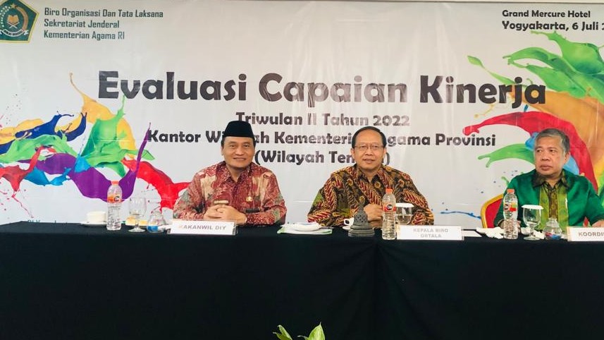 Karo Ortala dan Kepala Kanwil Kemenag Provinsi D.I Yogyakarta