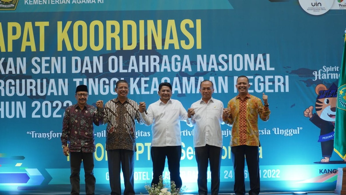 Rektor UIN Sunan Gunung Djati Bandung, Mahmud, pimpin Rapat Koordinasi PESONA I