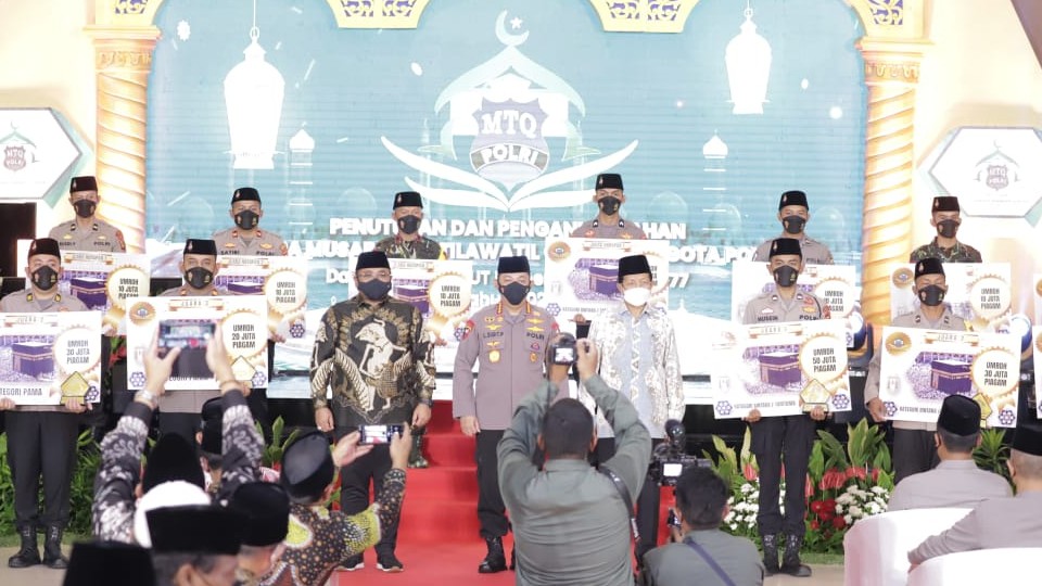 Penganugerahan Juara Musabaqoh Tilawatil Quran (MTQ) Kepolisian RI 2022
