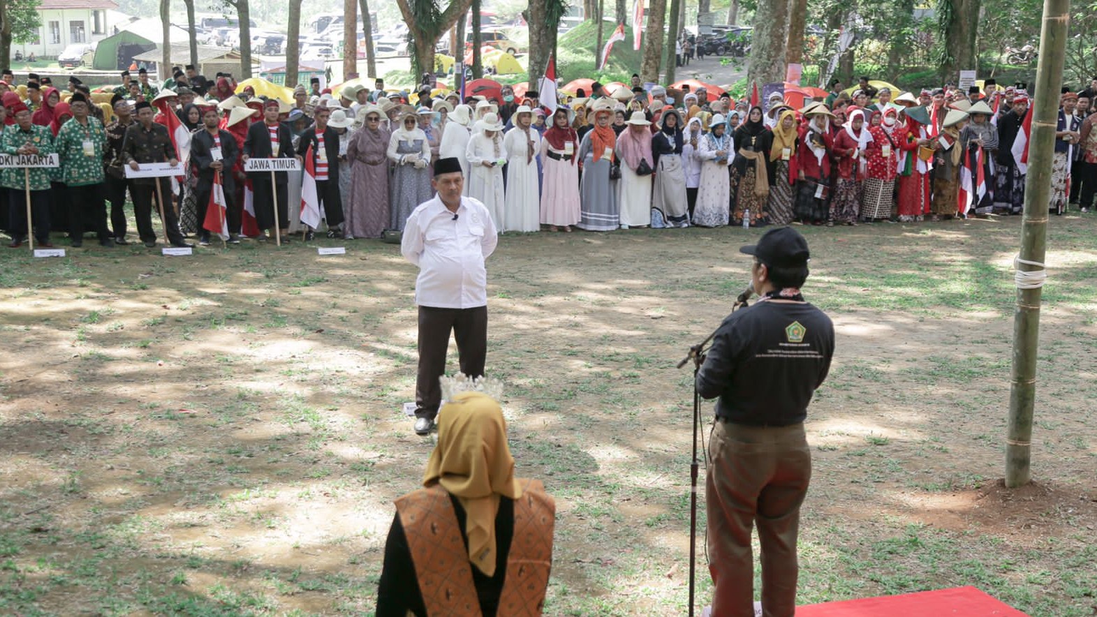 Dirjen Bimas Islam Kamaruddin Amin membuka Kemah Moderasi 2022