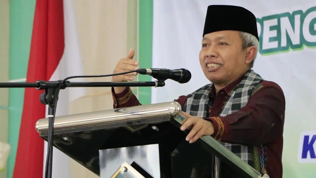 Sekjen Kemenag Nizar saat gelaran penguatan Moderasi Beragama di Padang, Sumatera Barat