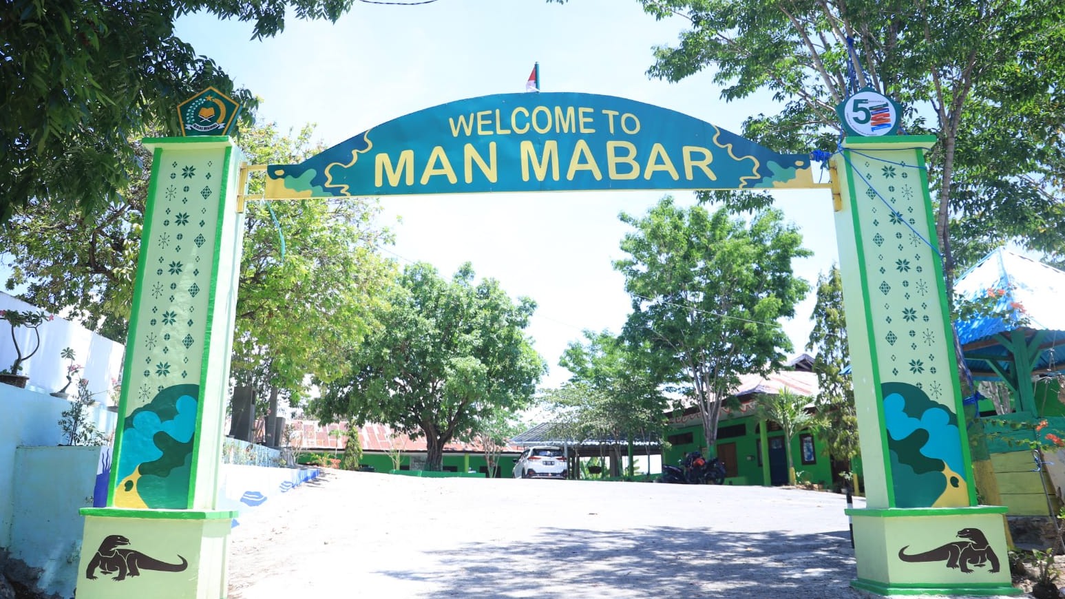 Gerbang Madrasah Aliyah Negeri (MAN) Manggarai Barat, Nusa Tenggara Timur (NTT)