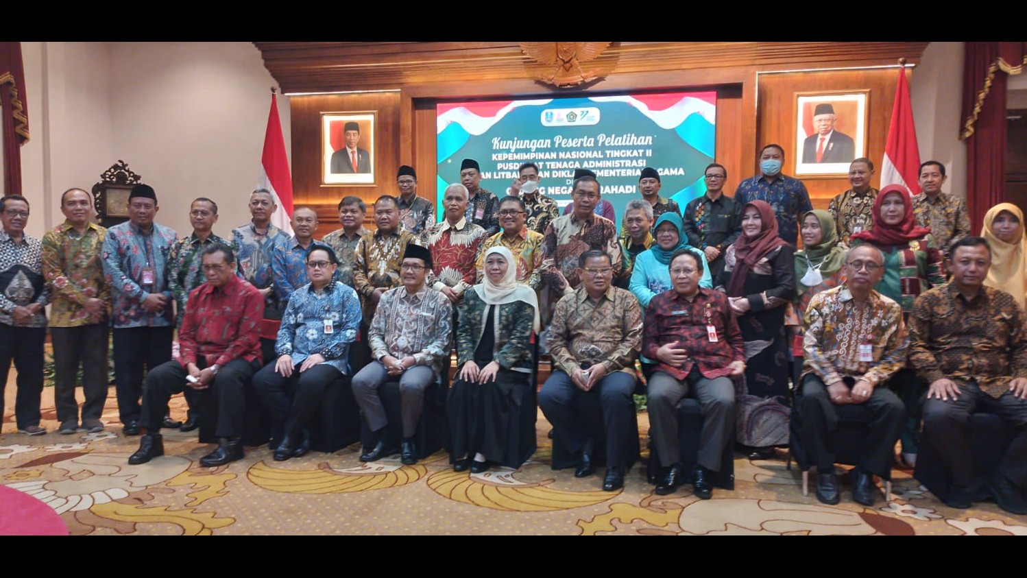 Kunjungan Peserta Pelatihan Kepemimpinan Nasional Tingkat II ke Pemprov Jawa Timur