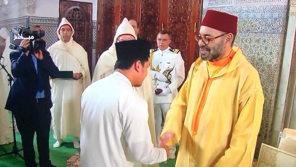 Farhan Muhammadi bertemu Raja Muhammad VI di Maroko