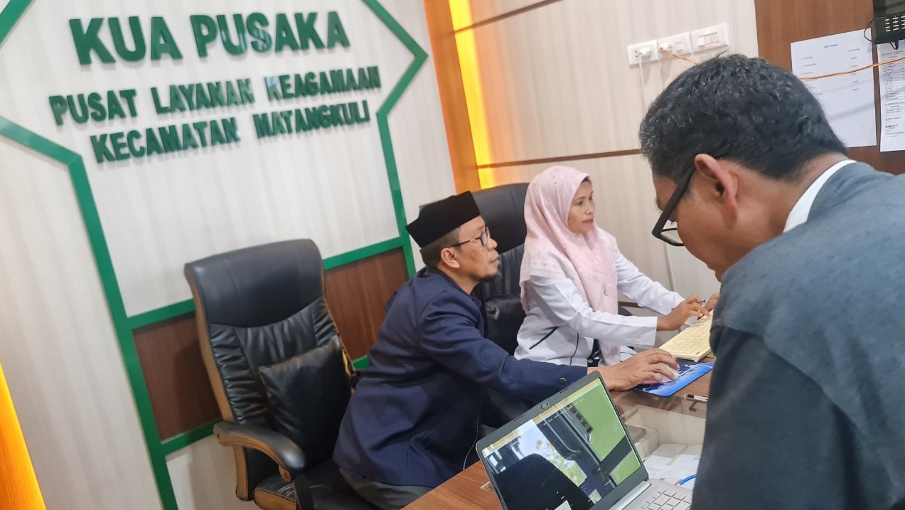 Tim IT Biro HDI cek fasilitas Mora-di Net KUA Matangkuli, Aceh Utara