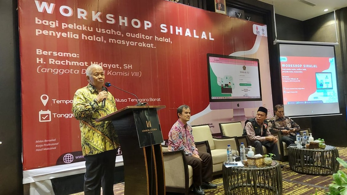 Workshop SIHALAL di Mataram, NTB, Minggu (23/10/2022)