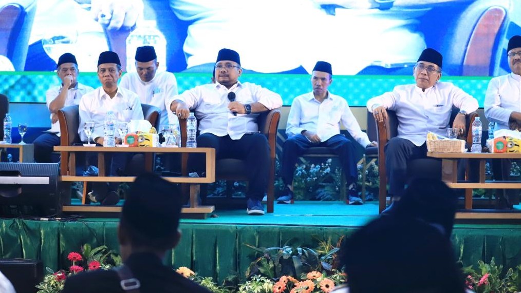 Menag Yaqut Cholil Qoumas menghadiri Rakor persiapan Resepsi Satu Abad NU di Surabaya