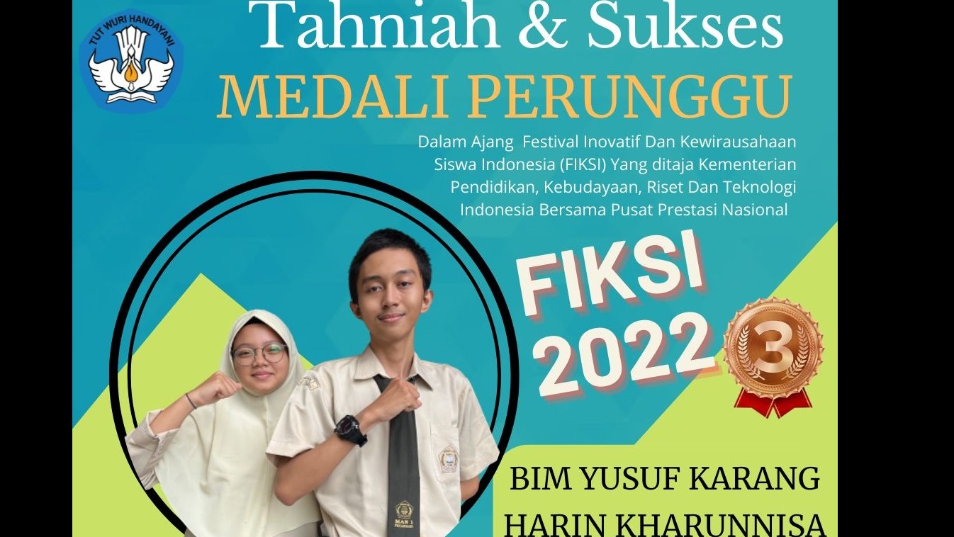 Siswa MAN 1 Pekanbaru juara III Festival Inovasi dan Kewirausahaan Siswa Indonesia (FIKSI)