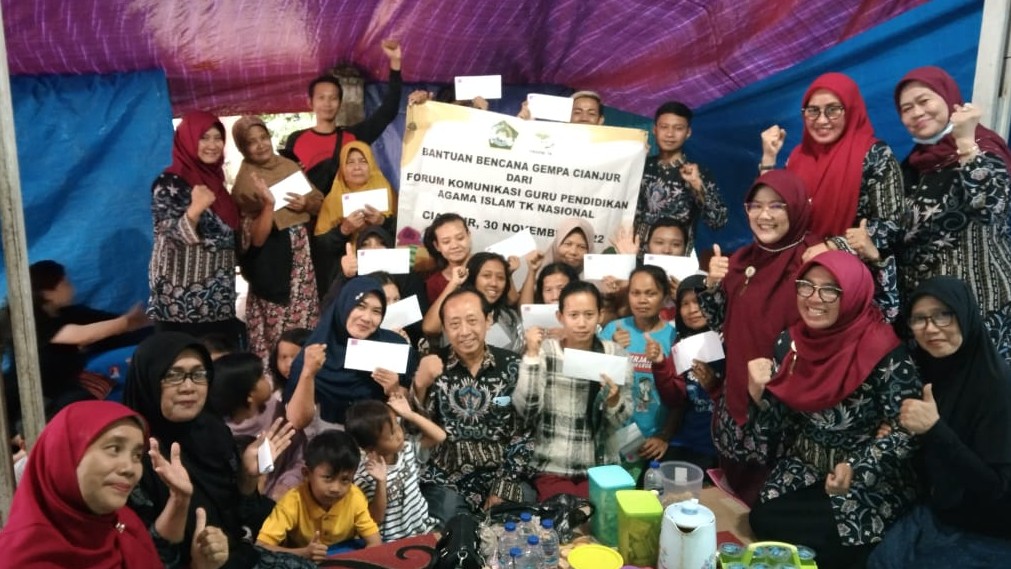 FKGPAI TK Nasional beri bantuan bagi korban gempa Cianjur