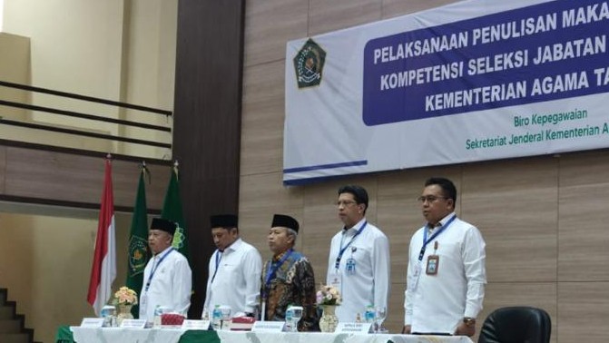 Pembukaan seleksi Penulisan Makalah dan Asesmen untuk Calon Eselon II Kemenag di Bandung