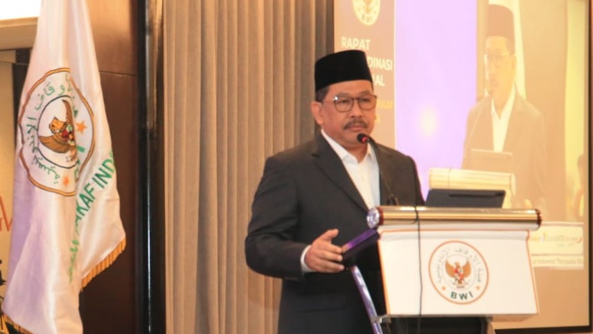 Wamenag membuka Rakornas BWI tahun 2022 di Jakarta