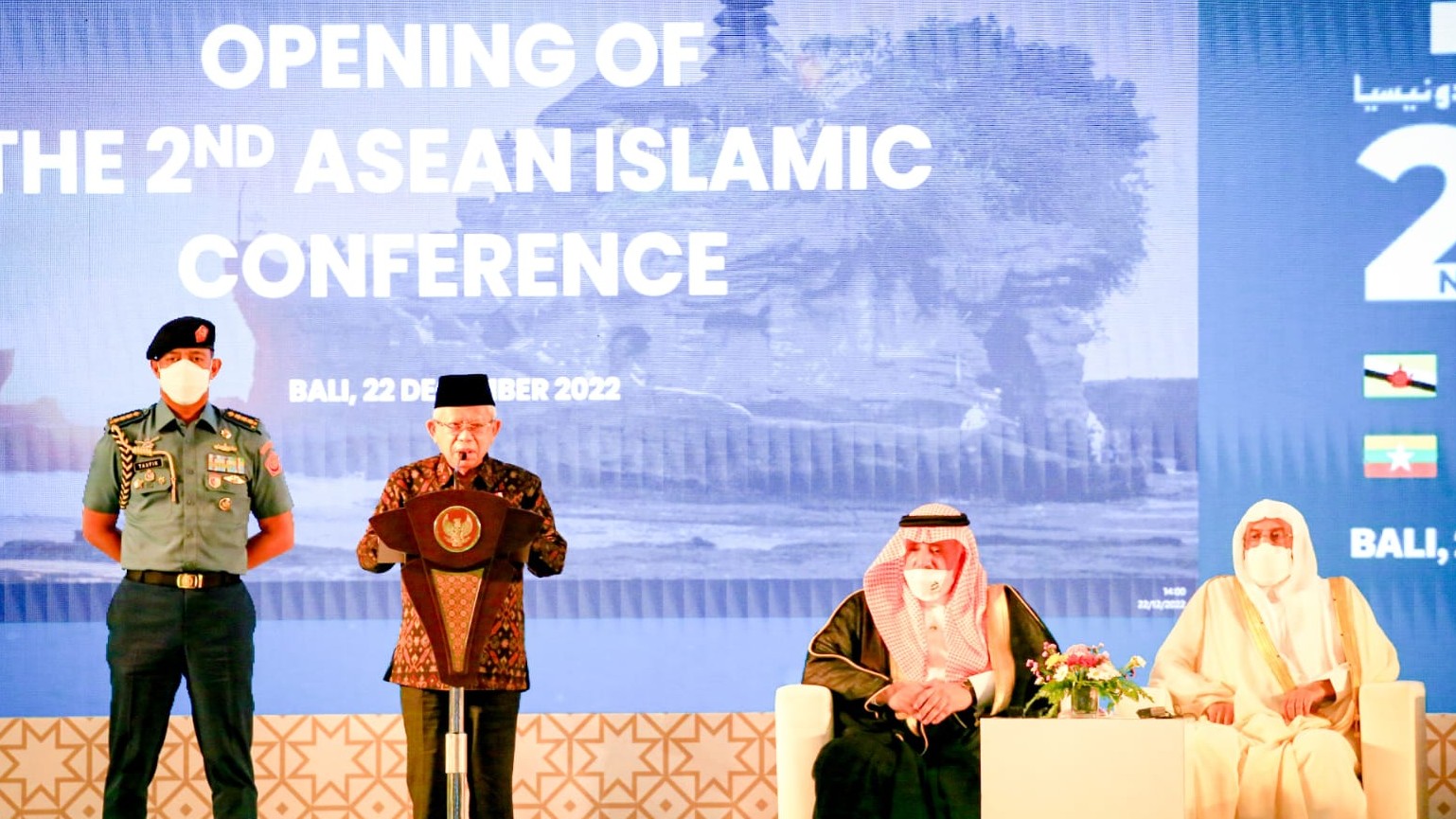 Wakil Presiden KH Ma’ruf Amin membuka Konferensi Islam Negara ASEAN