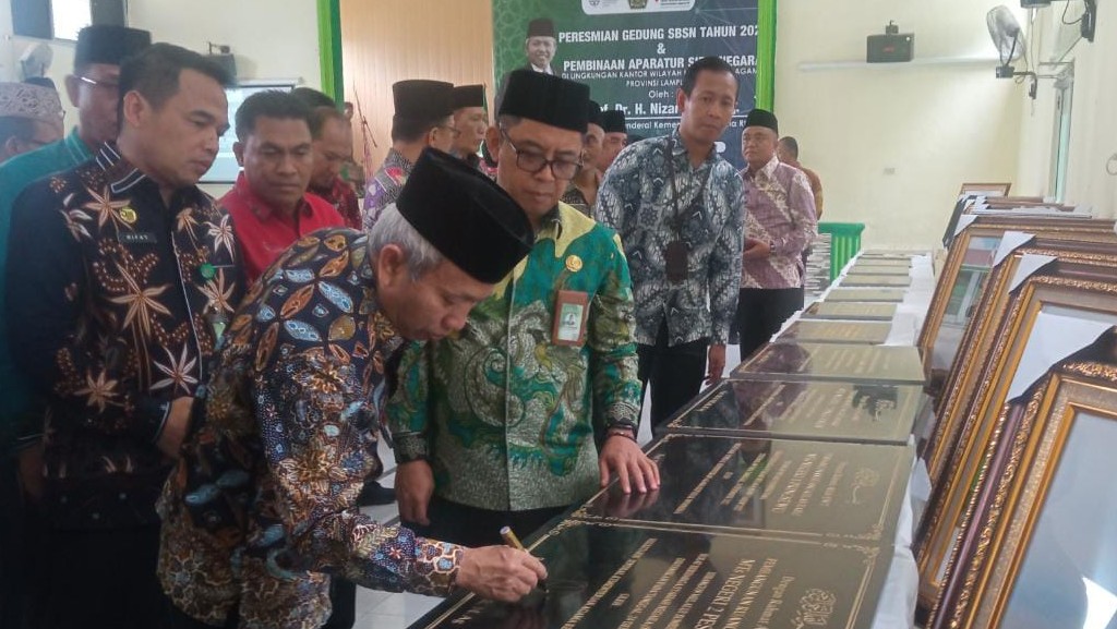 Sekjen resmikan gedung SBSN di Lampung