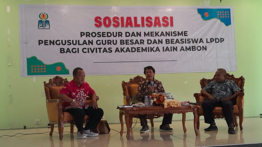 Sosialisasi Guru Besar di IAIN Ambon