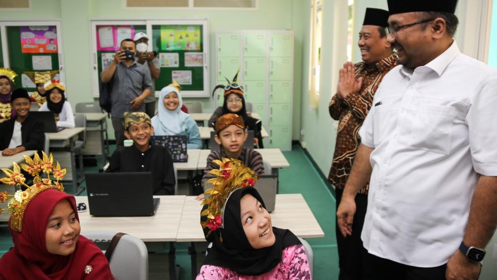Menag tinjau pembelajaran Madrasah Digital Kota Malang