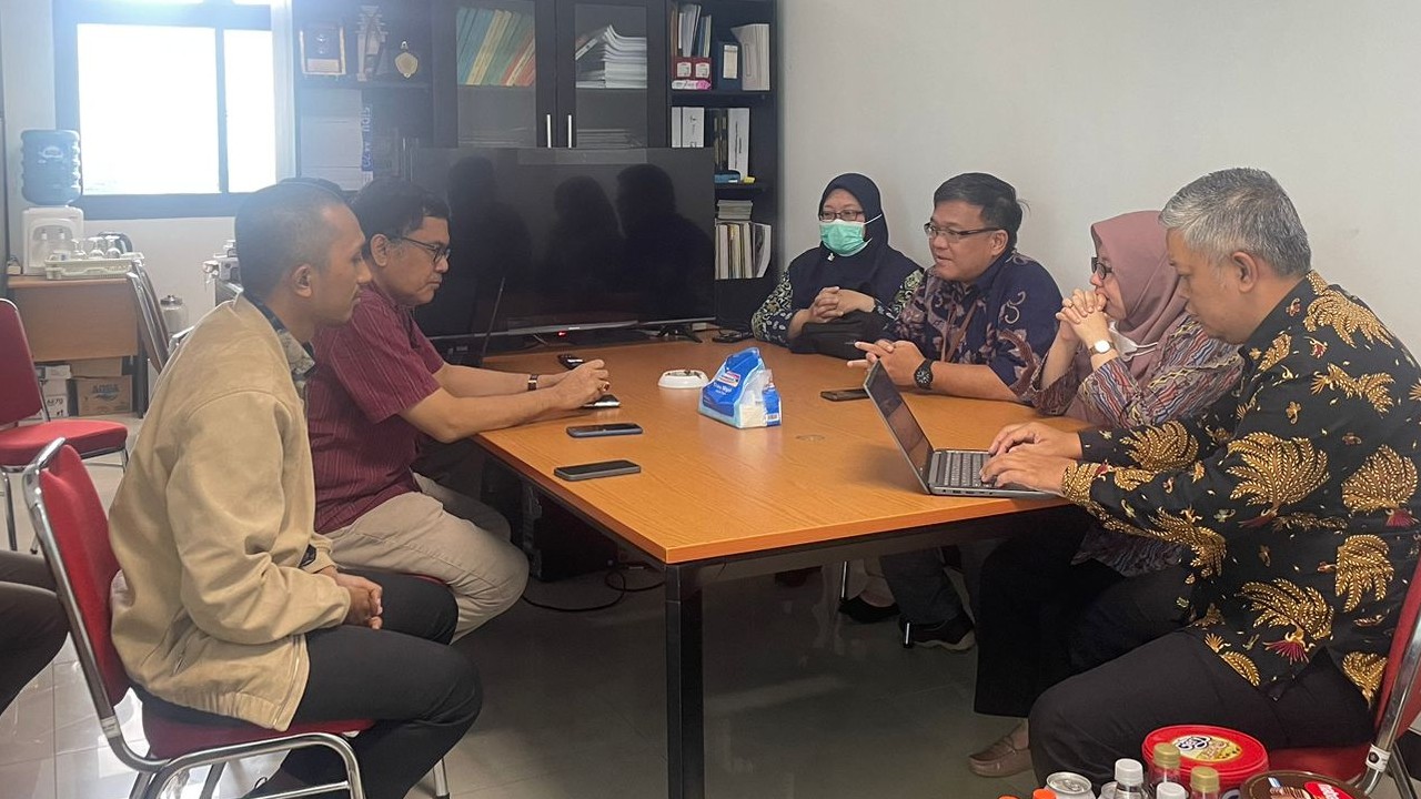 Tim Itjen Kemenag saat berkunjung ke  Universitas Brawijaya Malang