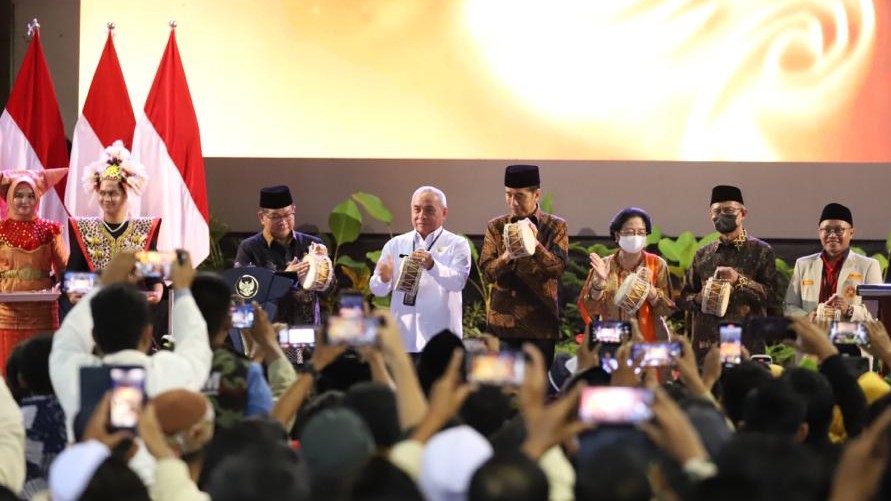 Presiden Jokowi Saat membuka Muktamar XVIII Pemuda Muhammadiyah