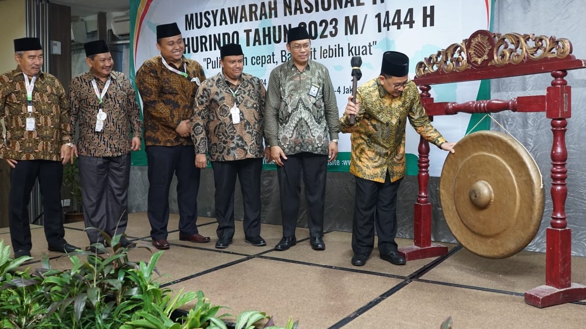 Wakil Menteri Agama Zainut Tauhid Sa'adi menbuka Munas IV Asphurindo 2023 di Jakarta