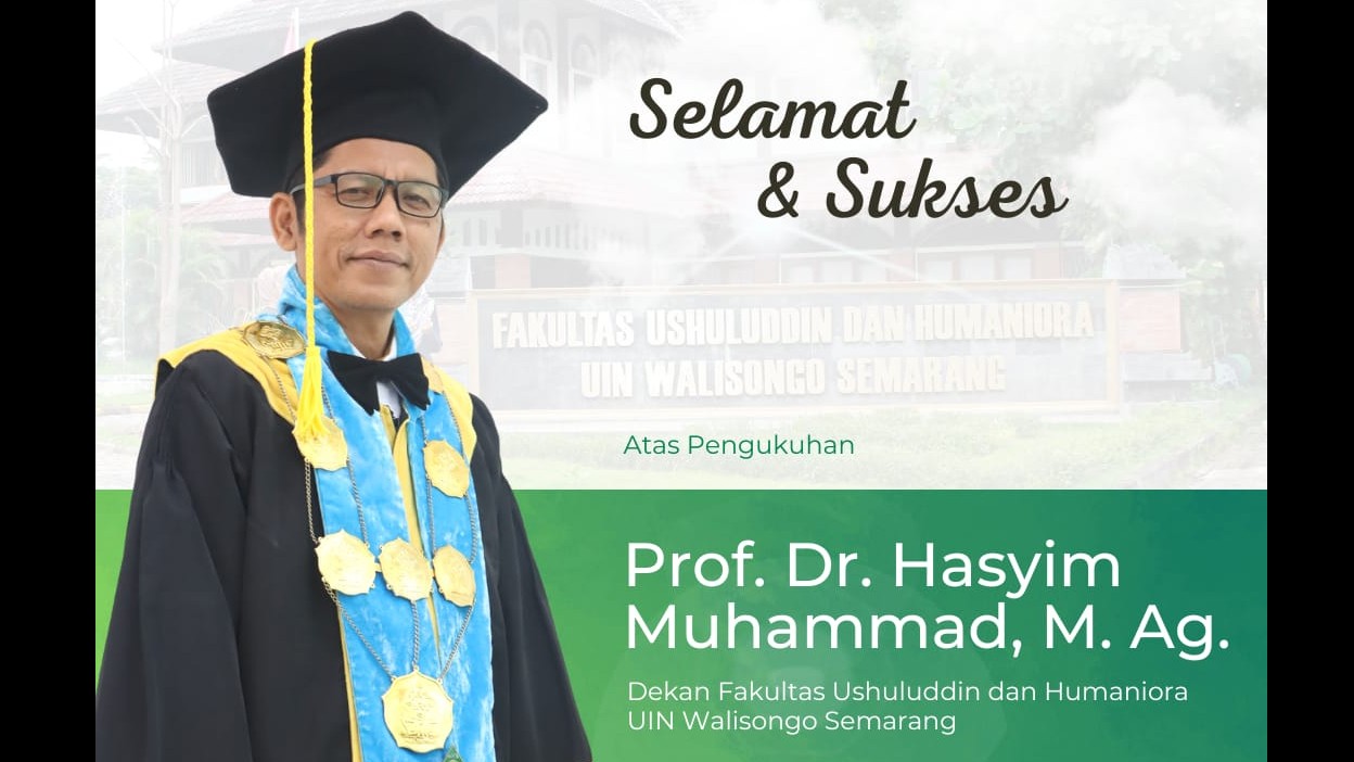 Pengukuhan Hasyim Muhammad sebagai Guru Besar Bidang Ilmu Pemikiran Islam