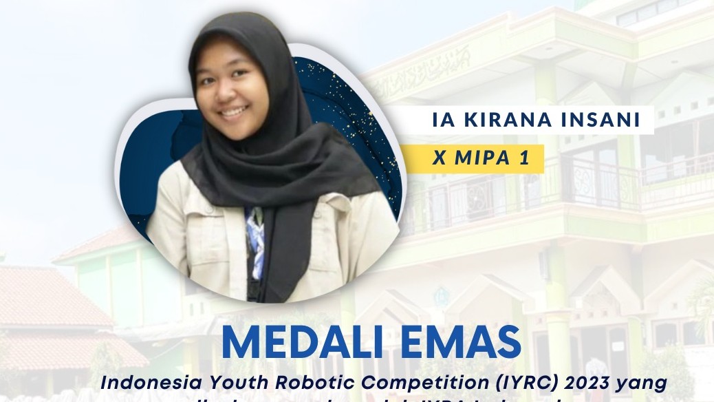 Ia Kirana Insani, siswa MAN 1 Kota Semarang peraih medali Emas IYRC 2023 