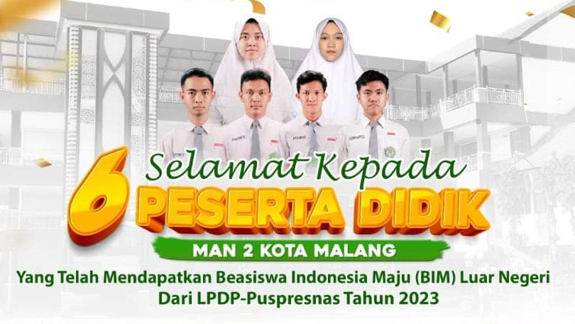 Enam siswa MAN 2 Kota Malang peraih beasiswa LPDP luar negeri