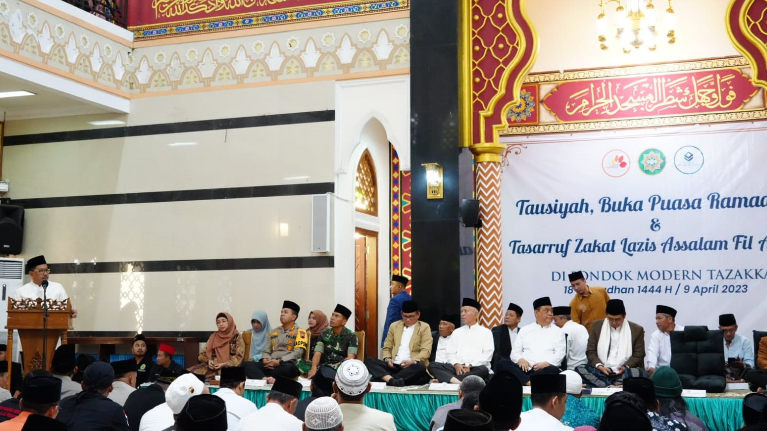 Wakil Menteri Agama Zainut Tauhid Sa''adi di Pondok Modern Tazakka, Batang, Jawa Tengah.