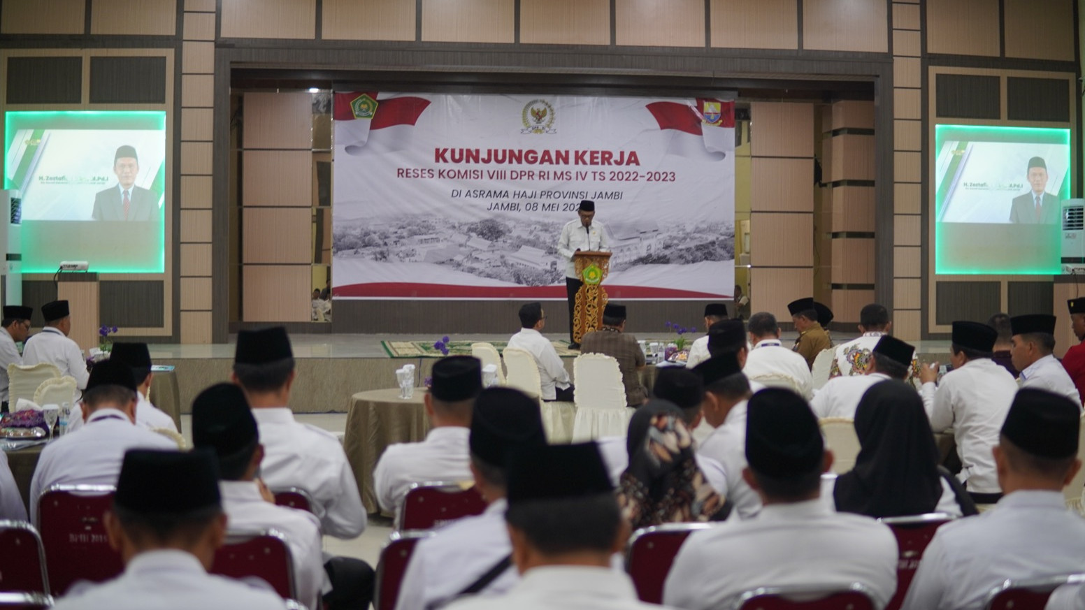 Kunjungan Komisi VIII DPR RI ke Asrama Haji Kota Baru Jambi