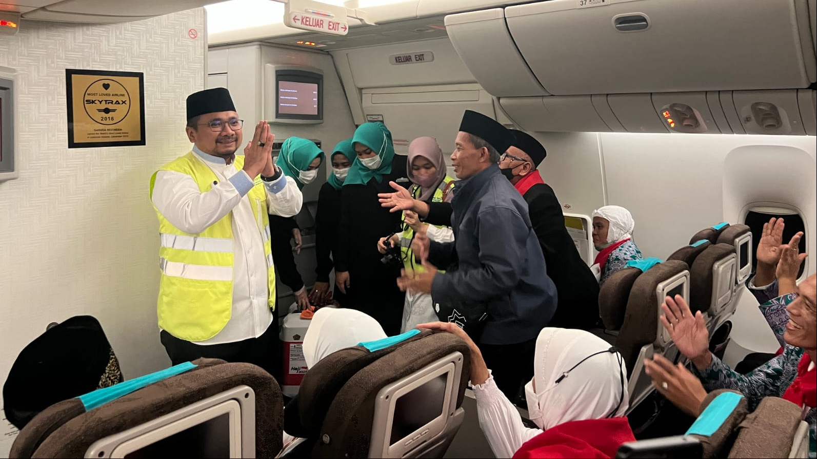 Menag lepas keberangkatan jemaah haji Indonesia di Bandara Soekarno - Hatta